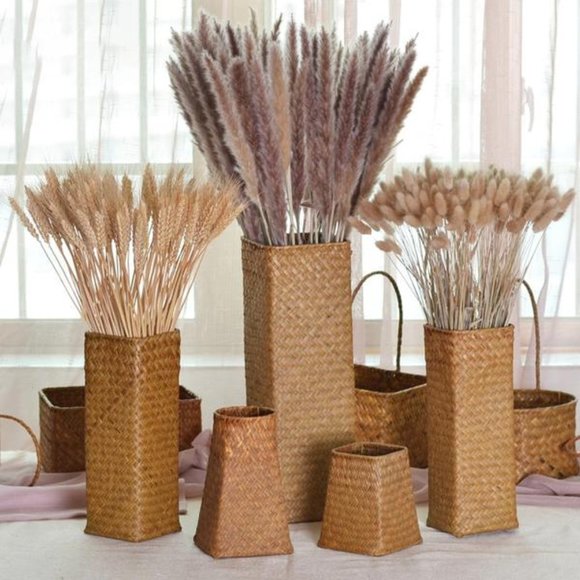 Bamboo Woven hand knitting - Picture 1 of 7